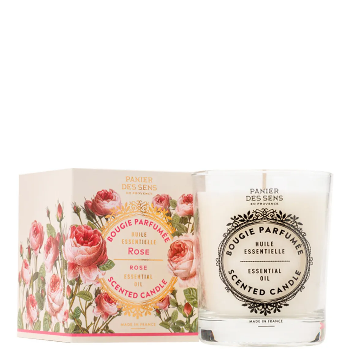 Rose Restructurante - Bougie Parfumée Panier des Sens - Bougies & Parfums d'intérieur Homme sur MenCorner