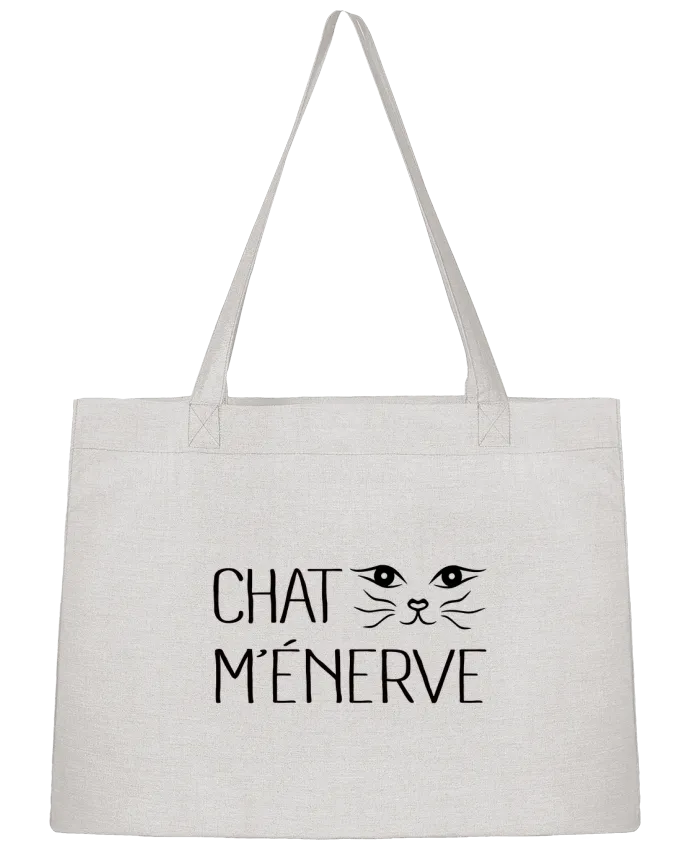 Sac Shopping Chat m'énerve par Freeyourshirt.com