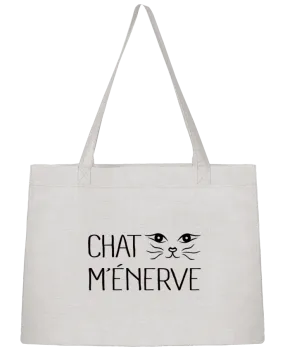 Sac Shopping Chat m'énerve par Freeyourshirt.com