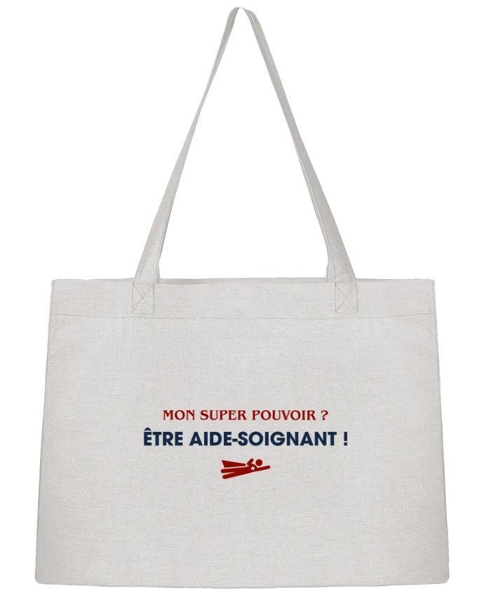 Sac Shopping Mon super-pouvoir ? être aide-soignant ! par tunetoo