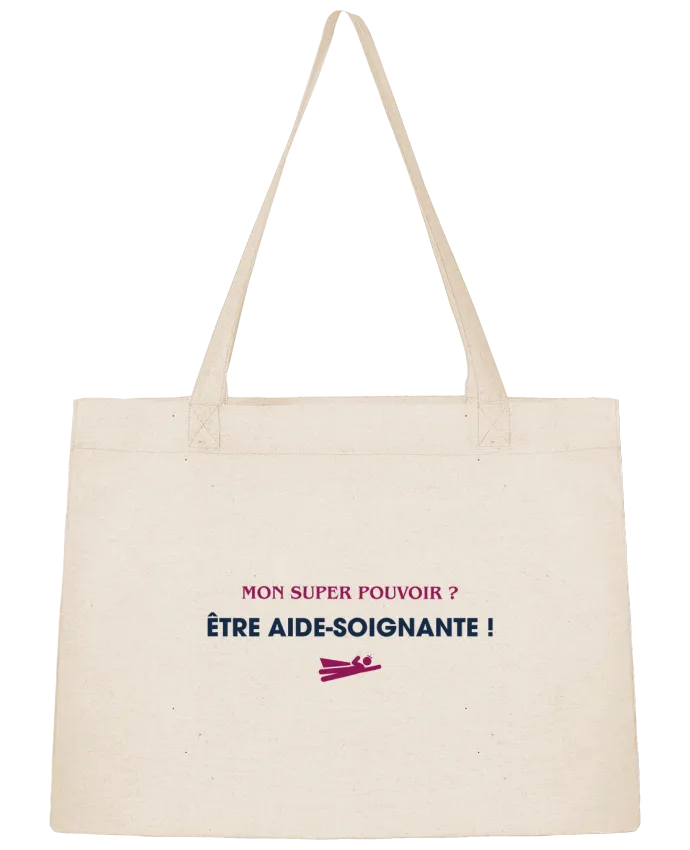 Sac Shopping Mon super-pouvoir ? être aide-soignante ! par tunetoo