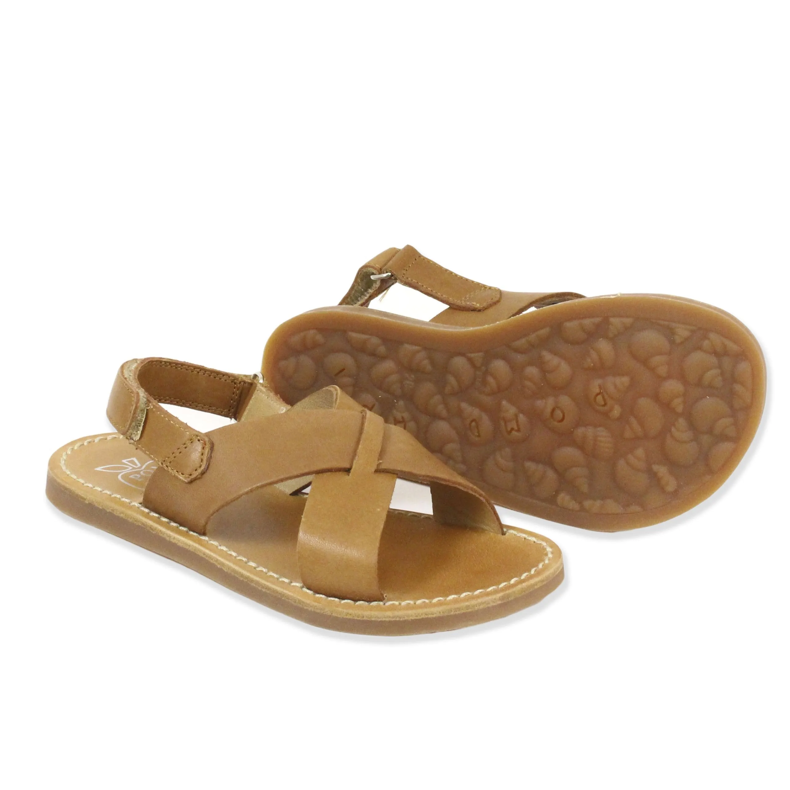 Sandale Plage Stitch Camel