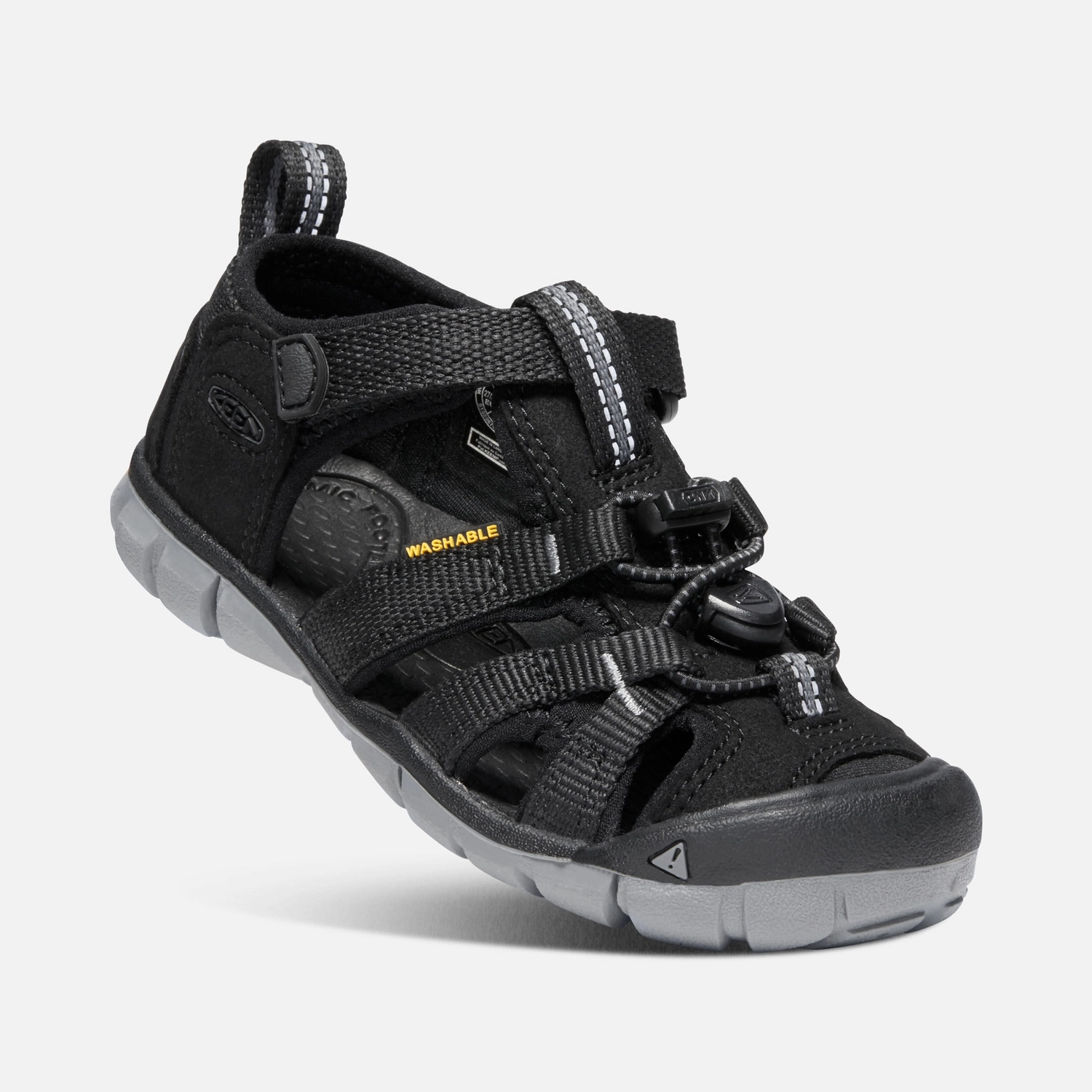 Sandales Keen Younger Kids Seacamp II CNX Black Steel Grey