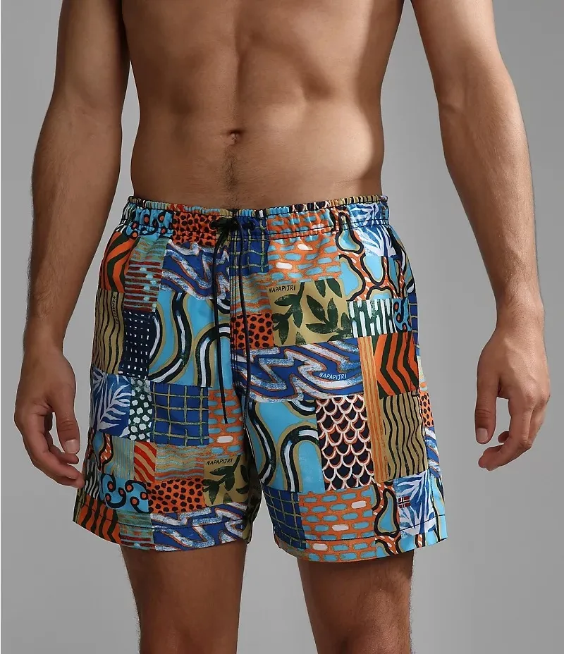 Short de Bain Napapijri Homme V-Vail 1 Patchwork