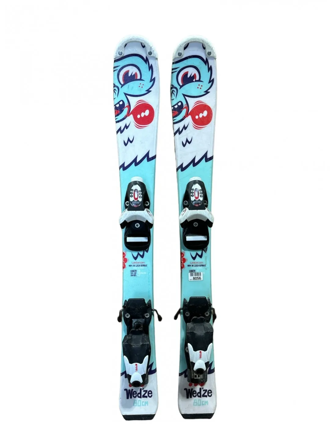 Ski Wedze Onebreaker Turquoise Taille 80cm + Fix