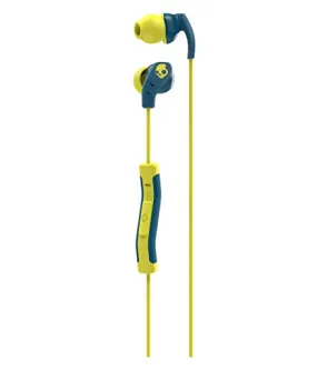 Skullcandy Method In-Ear Sweat Resistant Sports Earbud Teal Yellow