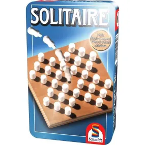 Solitaire - Jeux de Société - SCHMIDT SPIELE - Testez votre patience et votre stratégie avec ce jeu de solitaire ! bleu - Schmid