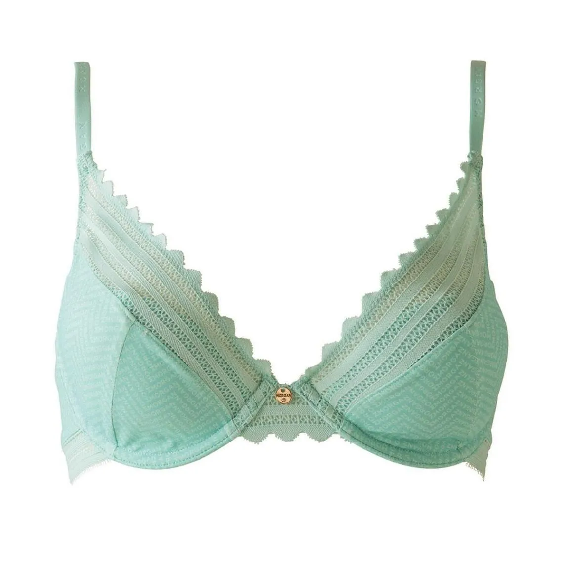 Soutien-gorge ampliforme coque moulée turquoise Tina bleu | 3 Suisses