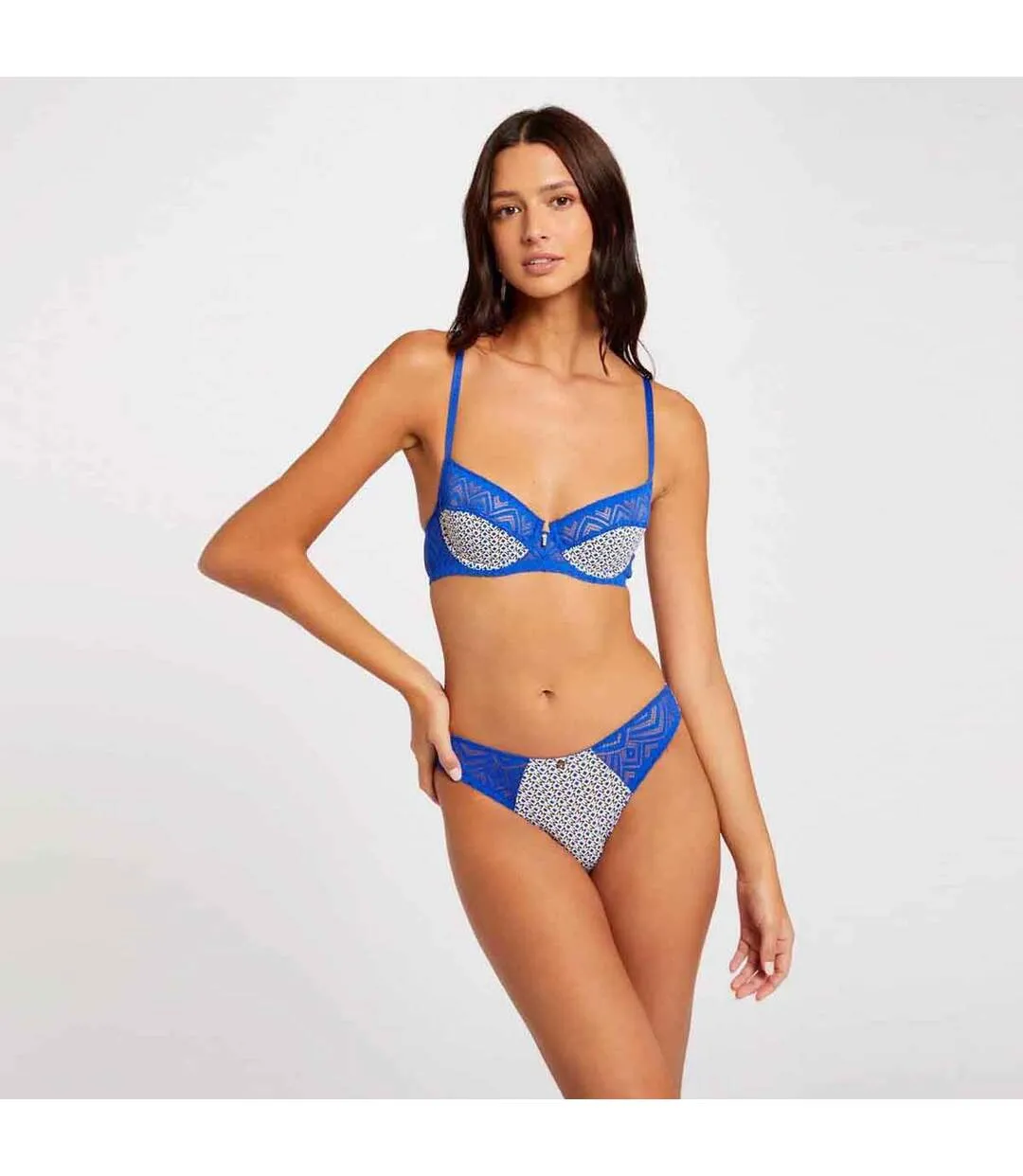 Soutien-gorge corbeille bleu Kim