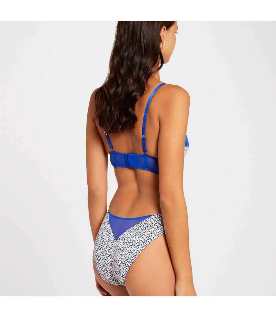 Soutien-gorge corbeille bleu Kim