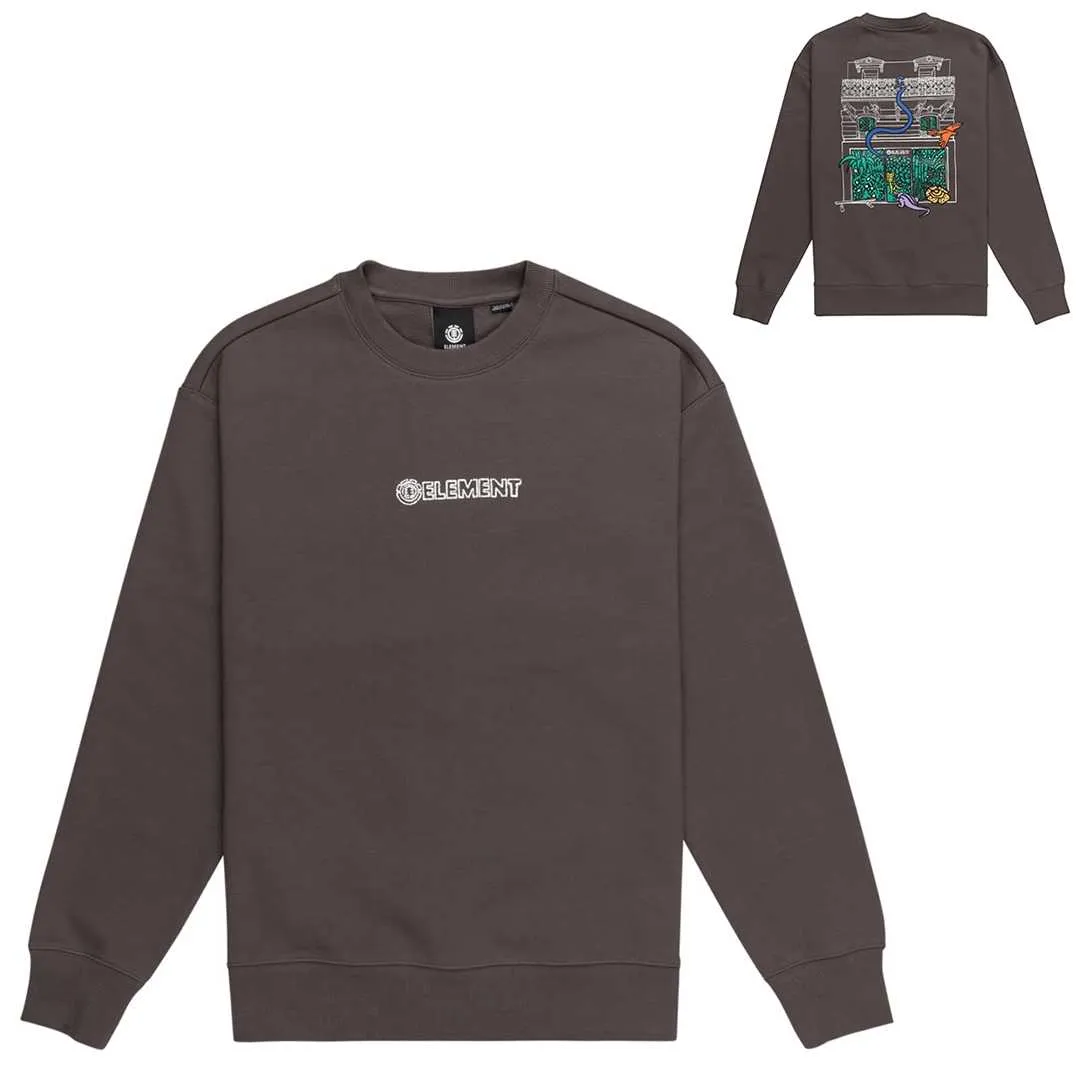 Sweat : ELEMENT JUNGLE SHOP CREW Boulevard - Bamboo Skateshop