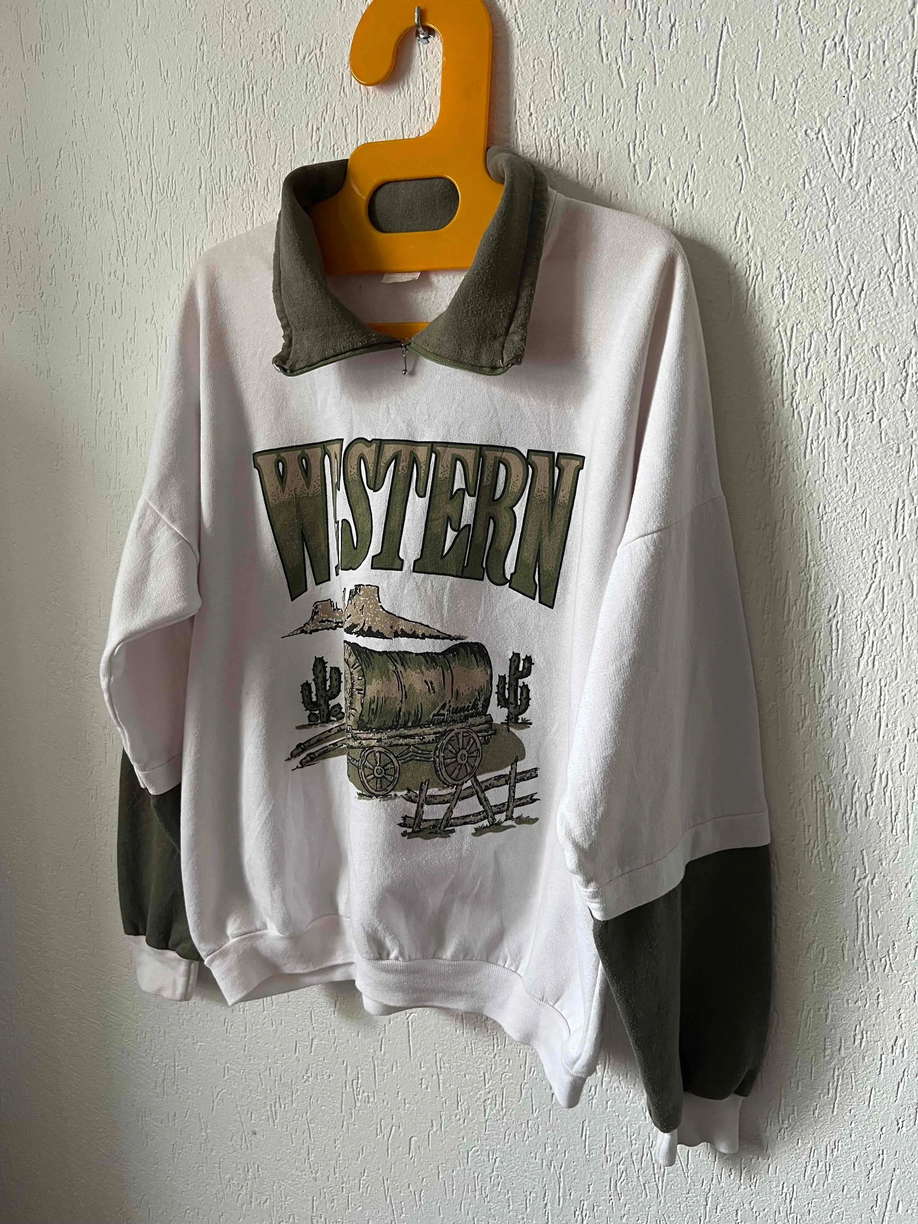 Sweat américain Western 80s T.38-40♀/M♂