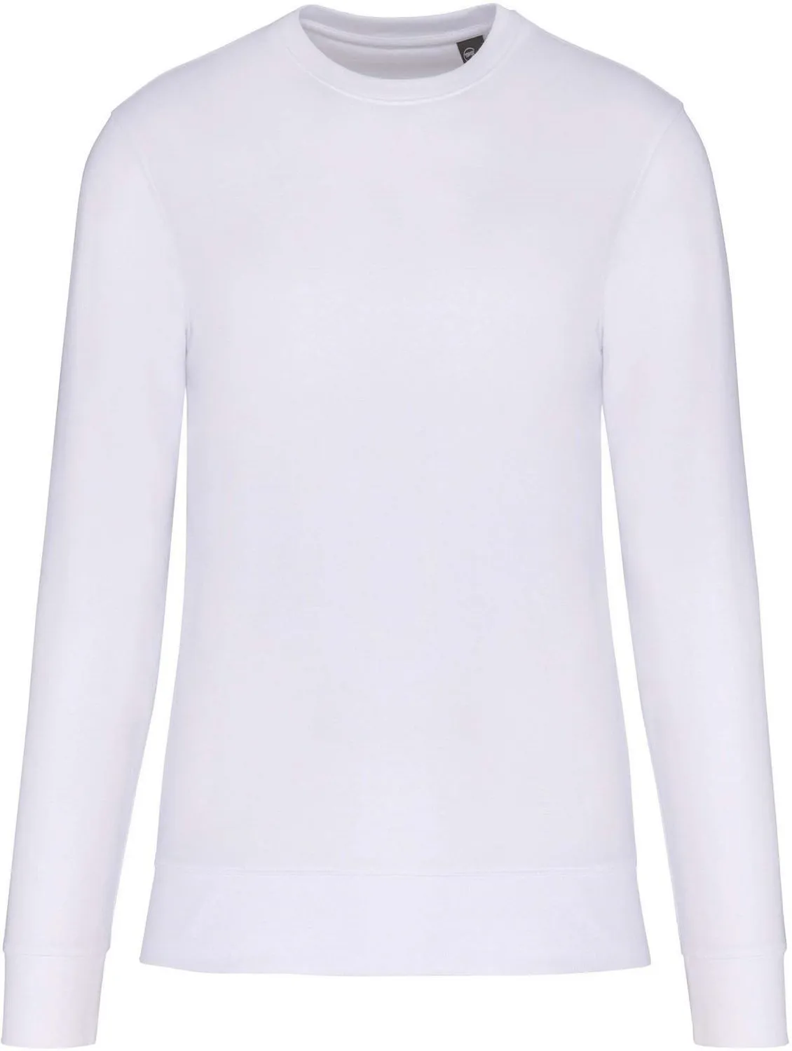 Sweat col rond écoresponsable - Mixte - K4025 - blanc 