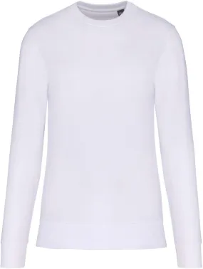 Sweat col rond écoresponsable - Mixte - K4025 - blanc 