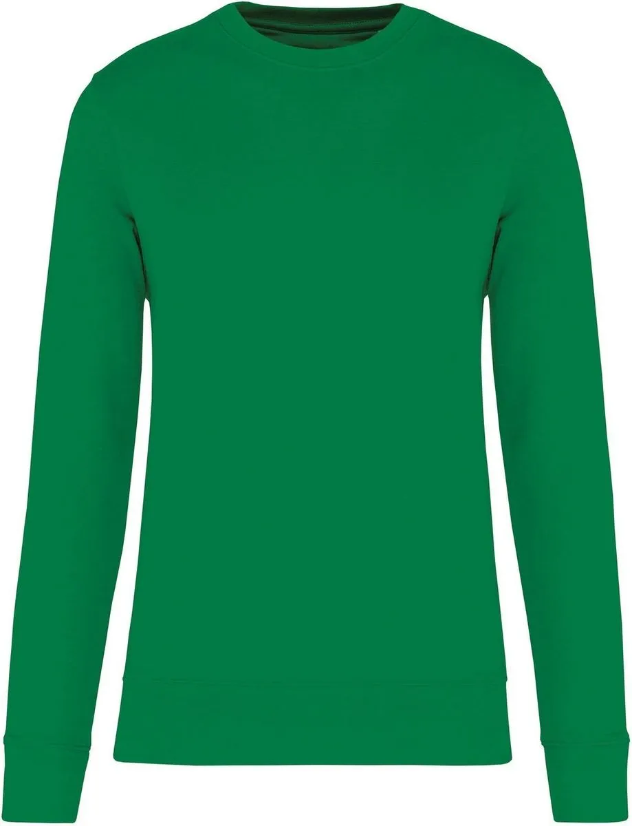 Sweat col rond écoresponsable - Mixte - K4025 - vert kelly 