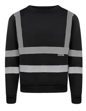 Sweat de travail haute visibilité - Homme - REF KXSW - noir 