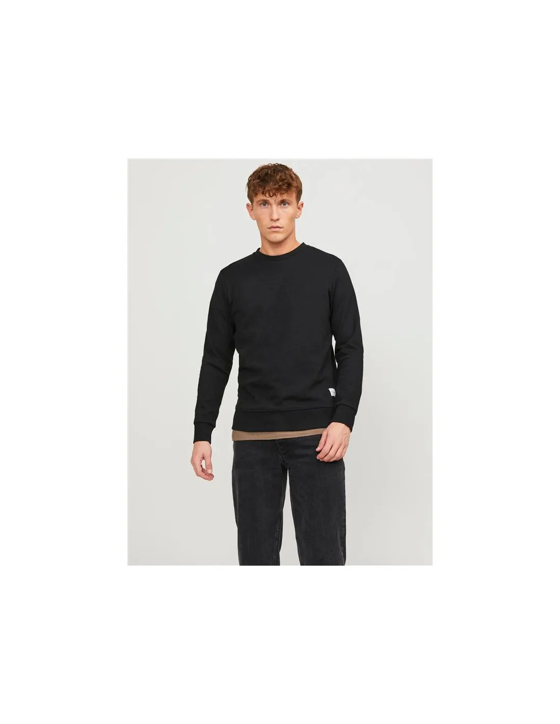 Sweat Jack and Jones ebasic Noir Homme