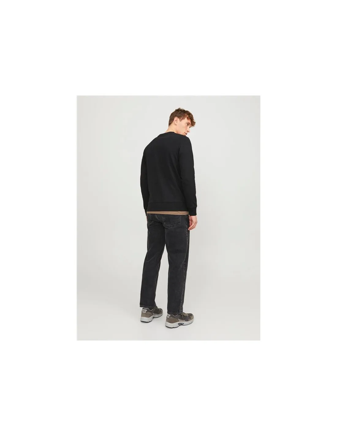 Sweat Jack and Jones ebasic Noir Homme