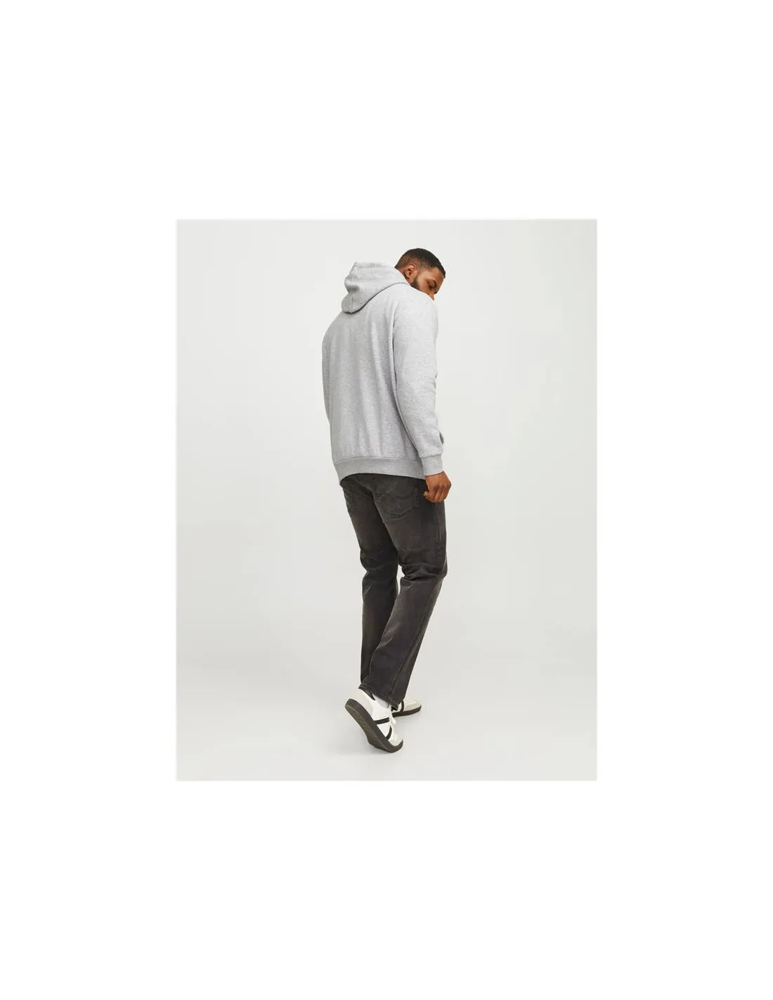 Sweat Jack and Jones ecorp Logo Light Grey Melange Homme