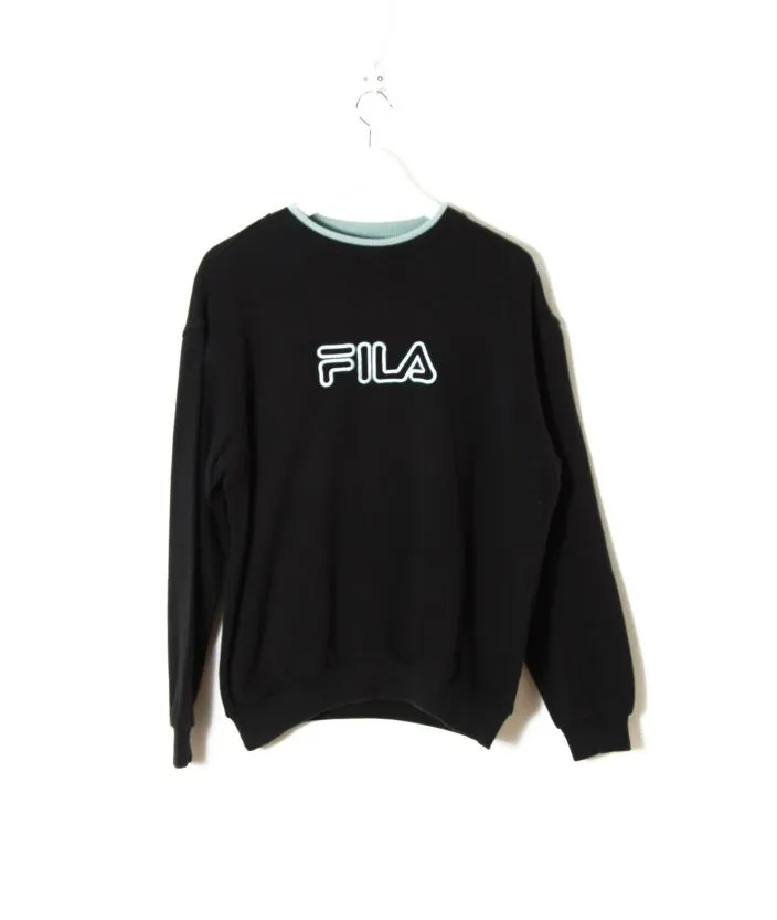 Sweat Logo Fila Noir T S