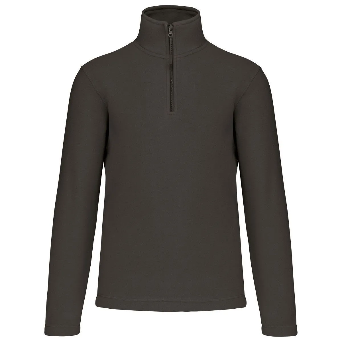 Sweat micropolaire zippé - Homme - K912 - gris foncé 