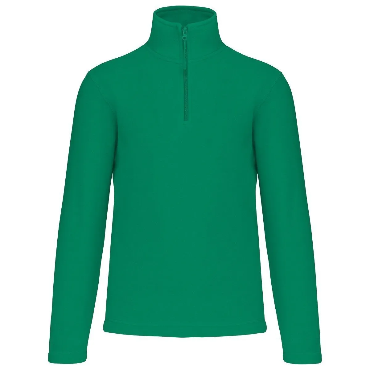 Sweat micropolaire zippé - Homme - K912 - vert kelly 