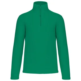 Sweat micropolaire zippé - Homme - K912 - vert kelly 