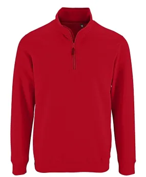 Sweat-shirt col camionneur - 02088 - rouge 