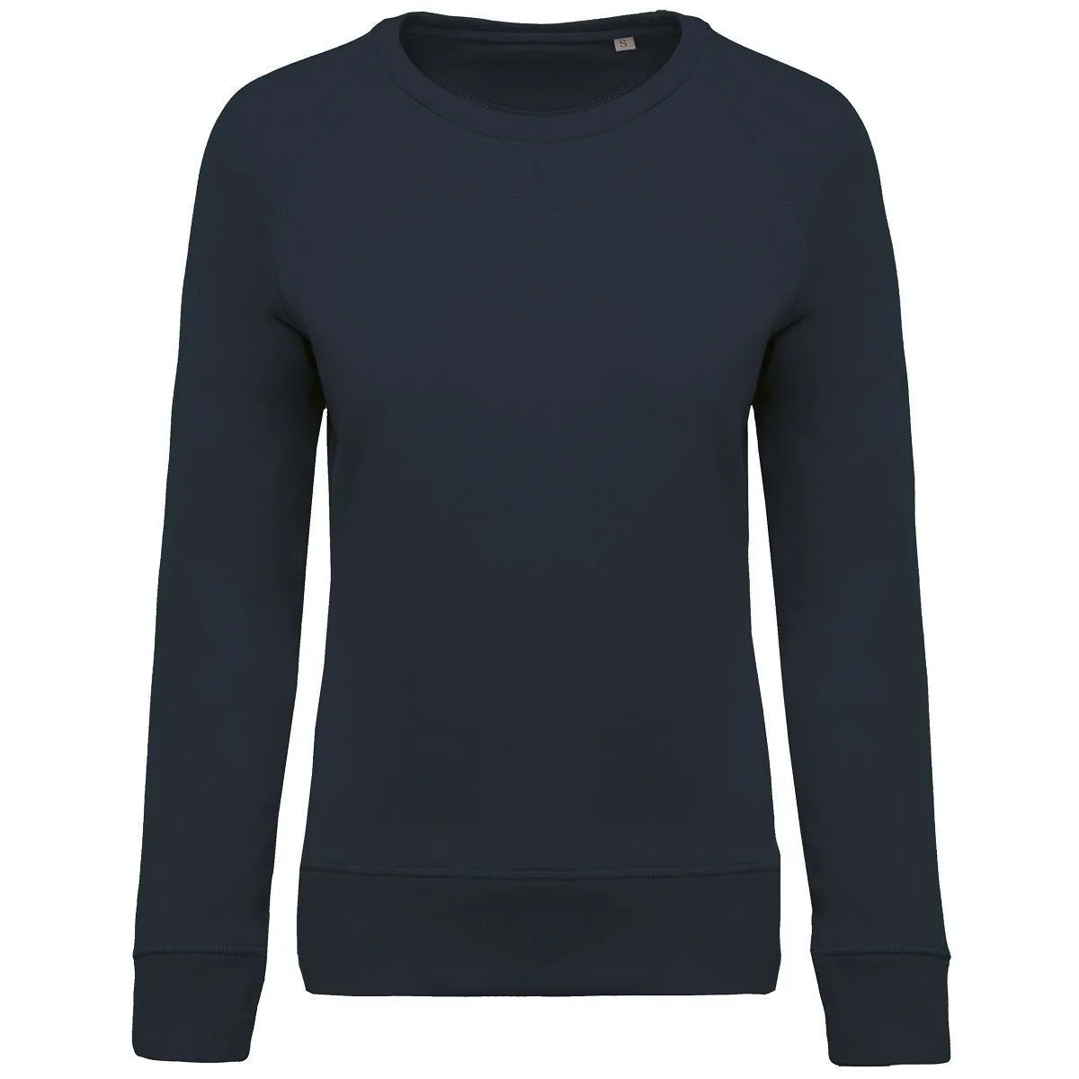 Sweat shirt coton bio - Femme - K481 - bleu marine 