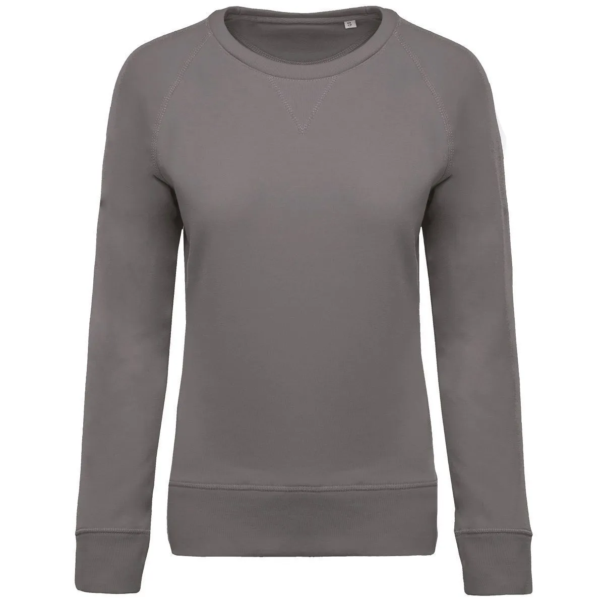 Sweat shirt coton bio - Femme - K481 - gris storm 