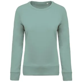 Sweat shirt coton bio - Femme - K481 - vert amande 