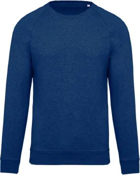 Sweat shirt coton bio - Homme - K480 - bleu océan chiné 