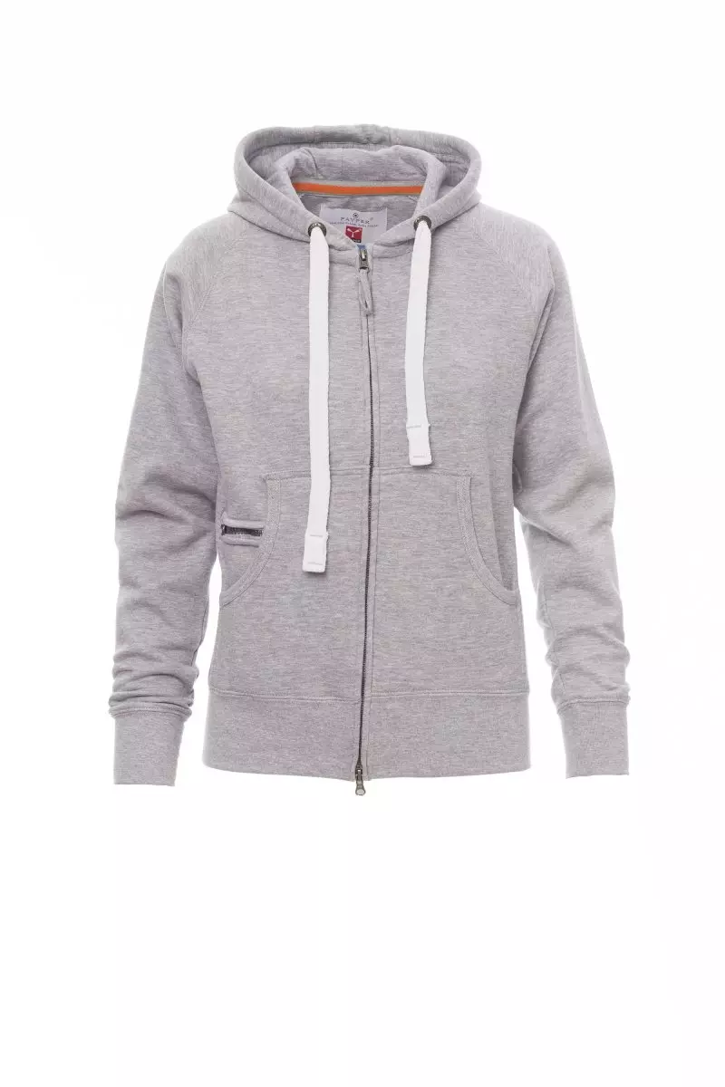 Sweat-shirts brushed fleece melange 300 g/m2 60%co 40%pl PAYPER DALLAS+LADY GRIS CHINÉ - 000406P0931300