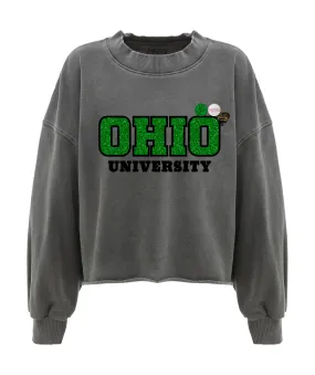 Sweatshirt crop porter pepper UNIVERSITY