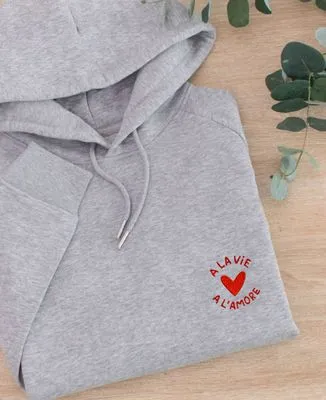 Sweatshirt femme A la vie a l'amore