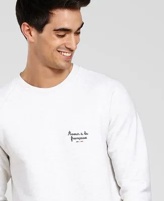 Sweatshirt femme Amour à la française (brodé)