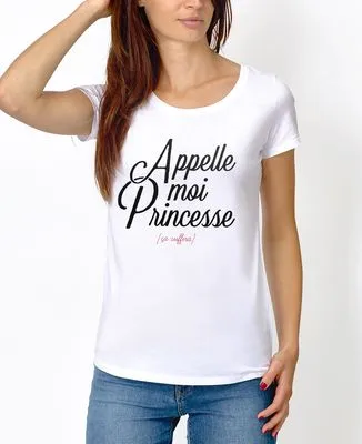 Sweatshirt femme Appelle moi Princesse