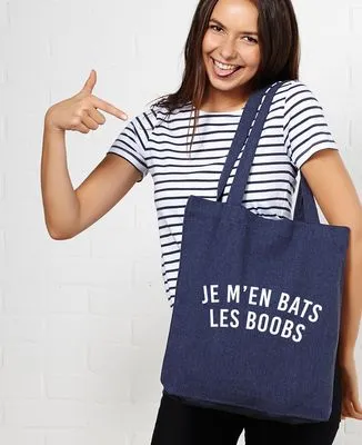 Sweatshirt femme Je m'en bats les boobs