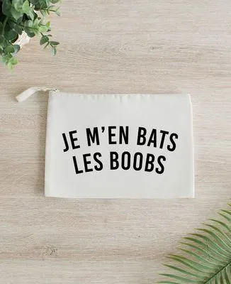 Sweatshirt femme Je m'en bats les boobs