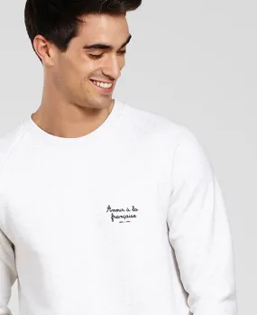 Sweatshirt homme Amour à la française (brodé)