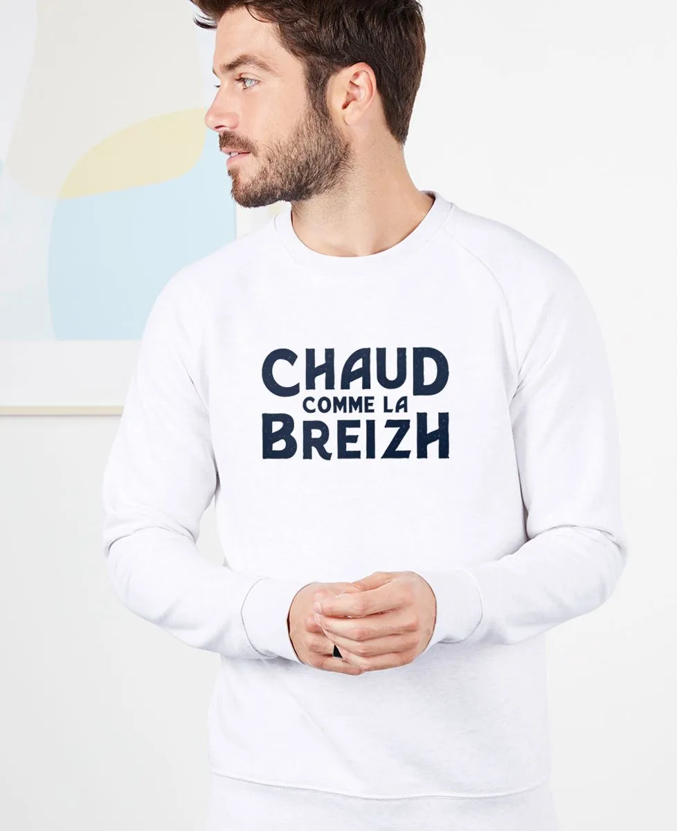 Sweatshirt homme Chaud comme la breizh