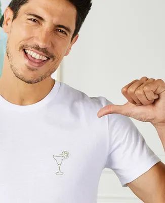 Sweatshirt homme Cocktail margarita (brodé)