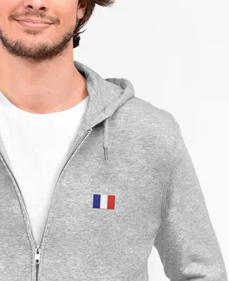 Sweatshirt homme Drapeau brodé personnalisé