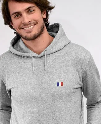 Sweatshirt homme Drapeau brodé personnalisé