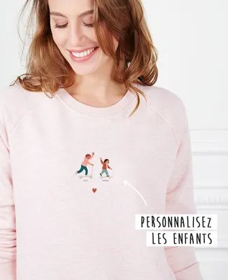 Sweatshirt homme Fratrie personnalisé