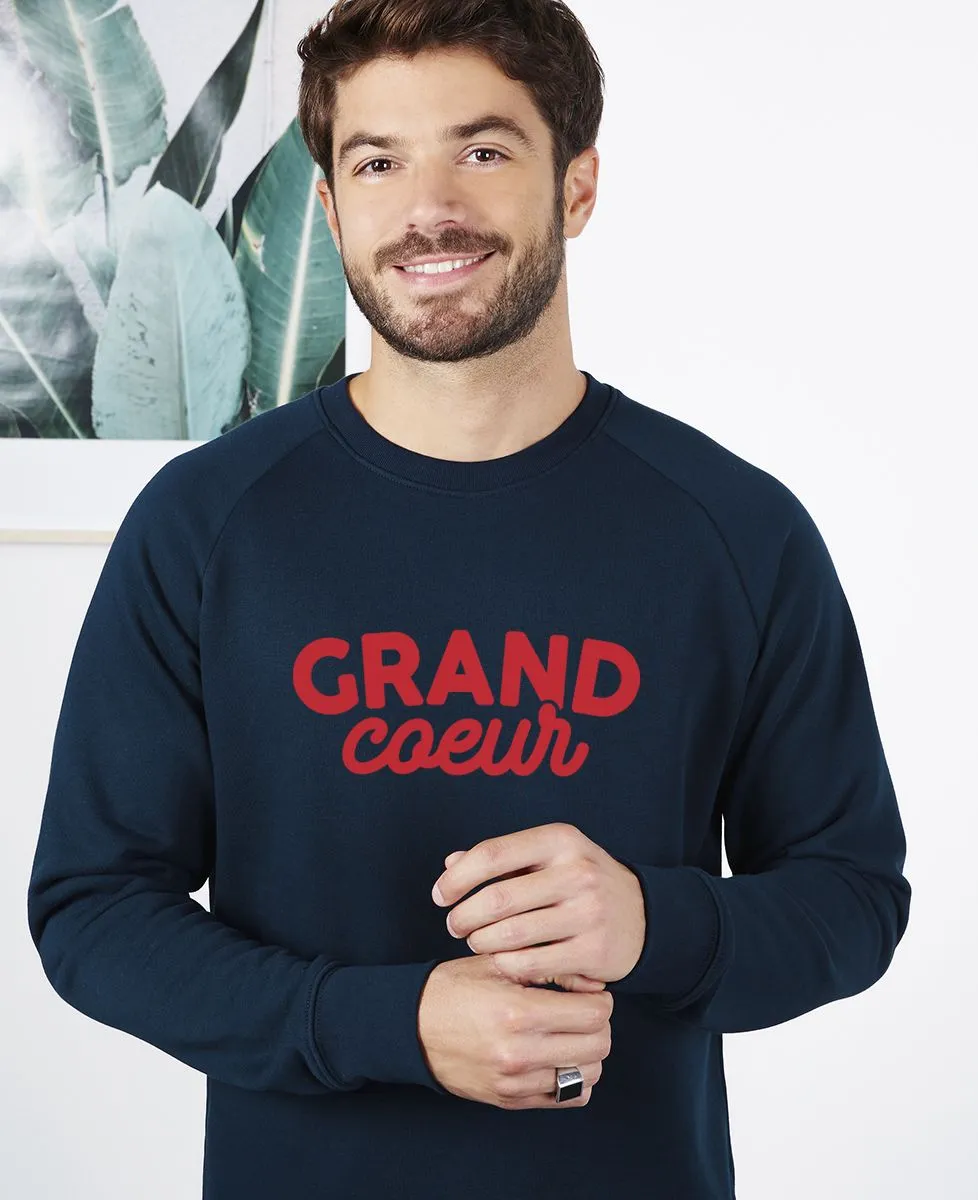 Sweatshirt homme Grand coeur / Petit coeur