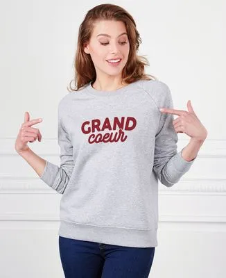 Sweatshirt homme Grand coeur / Petit coeur