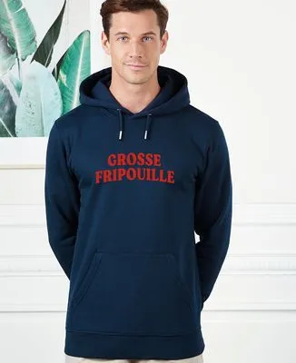 Sweatshirt homme Grosse fripouille (effet velours)