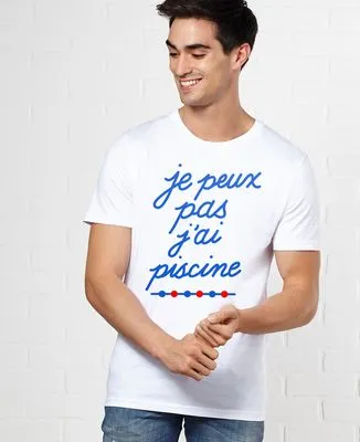 Sweatshirt homme Je peux pas j'ai piscine