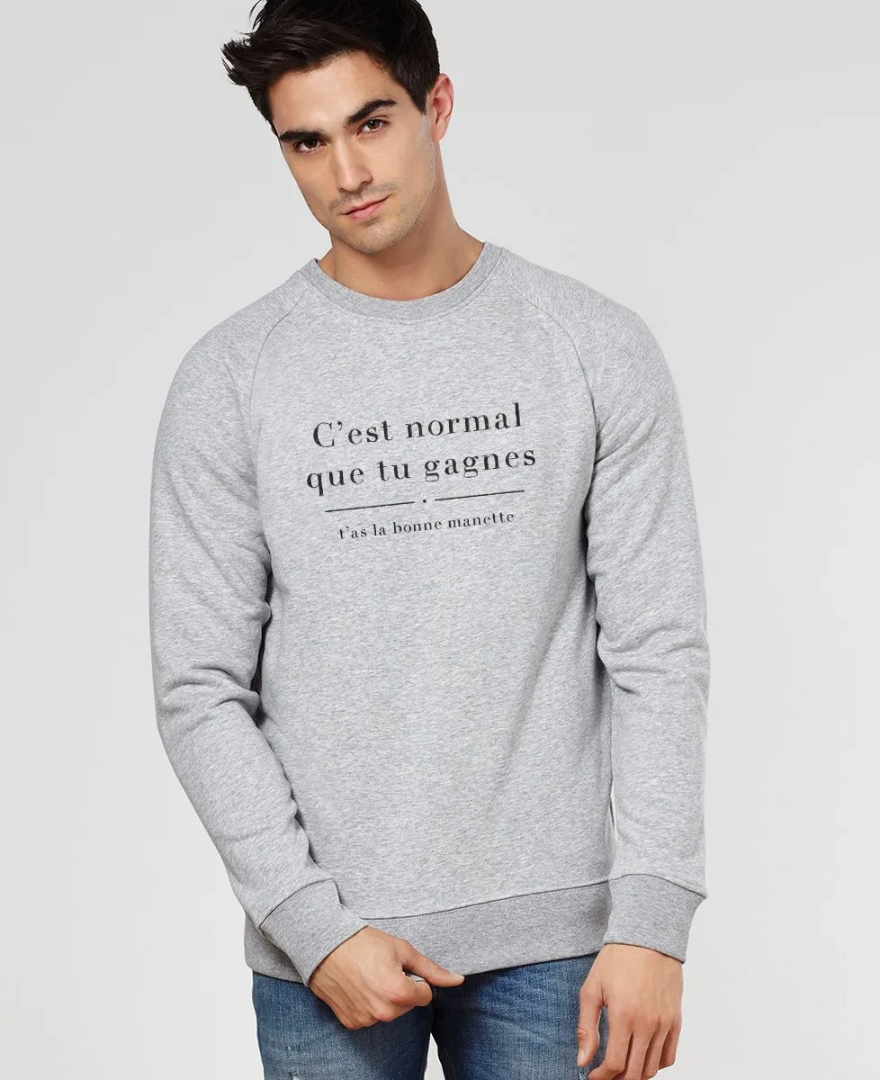 Sweatshirt homme J'avais pas la bonne manette